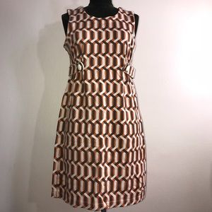 Banana Republic petite  geo print knit dress